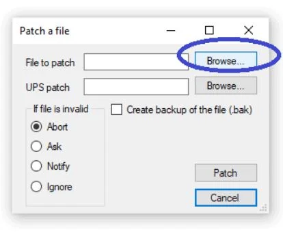 How to Apply a UPS Patch Using NUPS Patcher