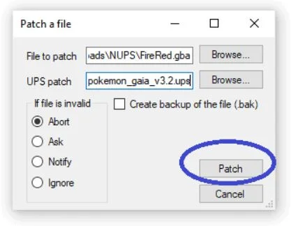 How to Apply a UPS Patch Using NUPS Patcher