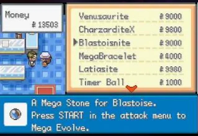 Mega Moemon Fire Red