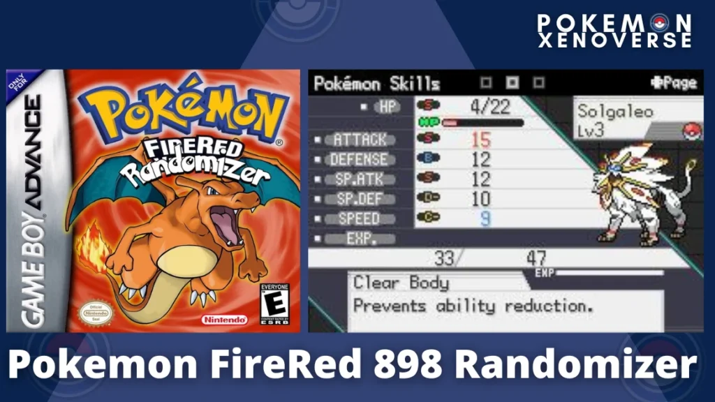 Pokemon FireRed 898 Randomizer Cheats