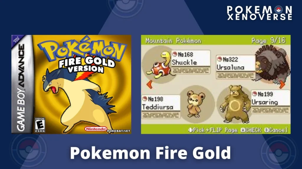 Pokemon Fire Gold Download GBA ROM