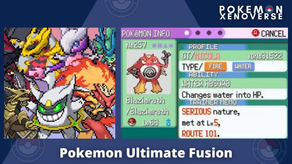 Pokemon Ultimate Fusion GBA ROM Hack Download